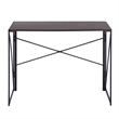 Homycasa 39 inch Home Office Desk Writing Computer Table Walnut