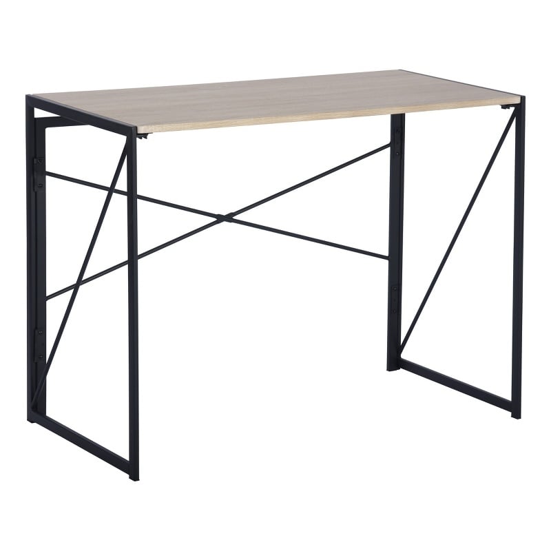 Homycasa 39 inch Home Office Desk Writing Computer Table Oak