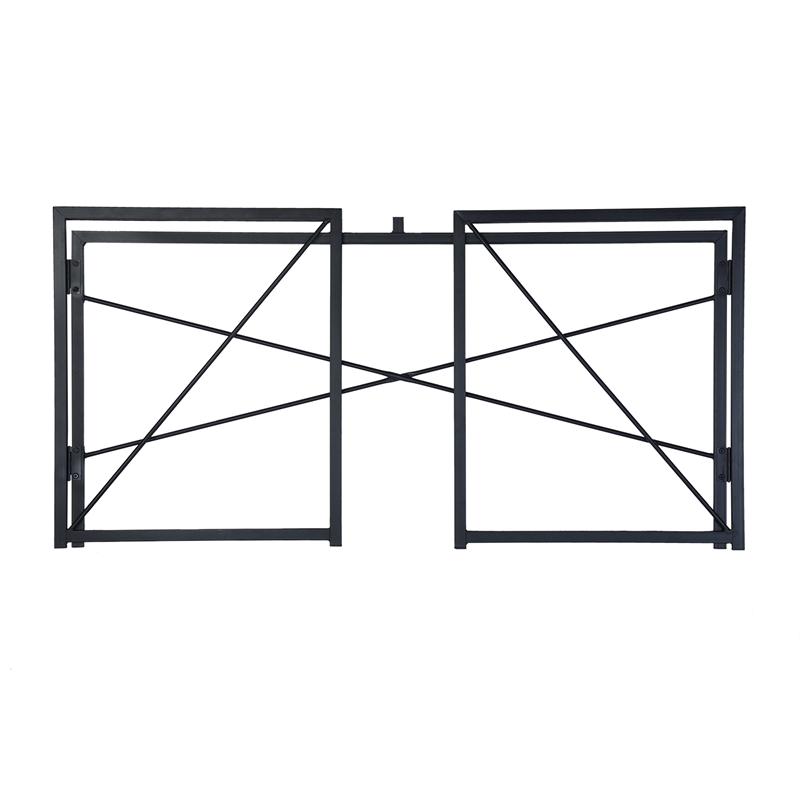 Homycasa 55 inch Home Office Desk Computer Writing Study Table Black