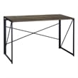 Homycasa 47 inch Home Office Desk Computer Writing Study Table Black