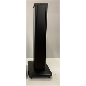 25 inch modern indoor black speaker stand for large & small speakers