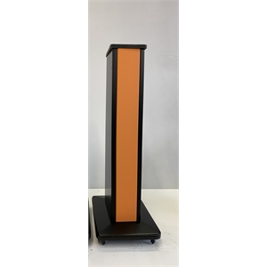 25 inch modern indoor orange speaker stand for large & small speakers