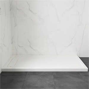 OVE 72&quotW x 36&quotD Reversible Shower Base with Hidden Side Drain
