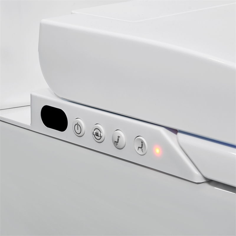 Wilma Elongated Hands-Free Smart Bidet Toilet in White