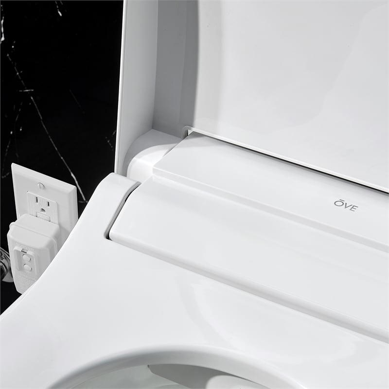 Wilma Elongated Hands-Free Smart Bidet Toilet in White
