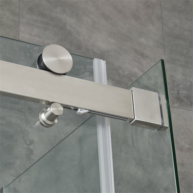 Bel Stainless Steel Corner Shower Kit Base and Door 32