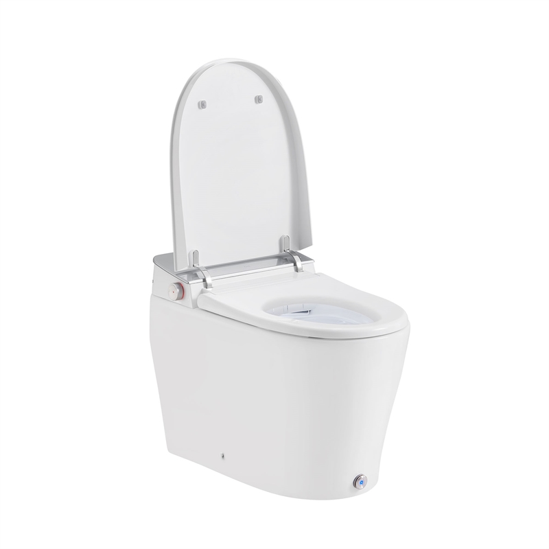 Ove Clarke Dual-Flush Hands-Free Smart Bidet Toilet with Built-in Tank
