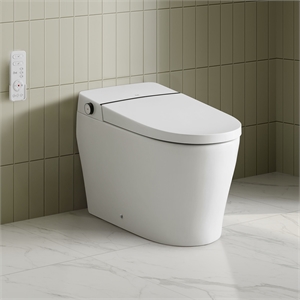 OVE Ella Dual-Flush Smart Bidet Toilet with Built-in Tank
