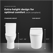 OVE Ella Dual-Flush Smart Bidet Toilet with Built-in Tank