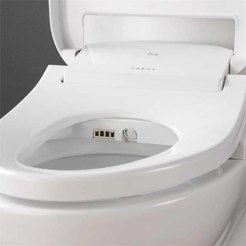 Felix 2-Piece 1.06/1.28 GPF Dual-Flush Elongated Toilet with Smart Bidet Seat