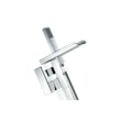 Infinity 1-Handle Freestanding Tub Faucet with Hand Shower in Chrome