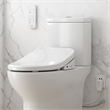 OVE Calero Electric Bidet Smart Toilet Seat for Elongated Bowl Shape in White