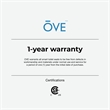 OVE Calero Electric Bidet Smart Toilet Seat for Elongated Bowl Shape in White