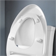 OVE Calero Electric Bidet Smart Toilet Seat for Elongated Bowl Shape in White