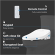OVE Calero Electric Bidet Smart Toilet Seat for Elongated Bowl Shape in White