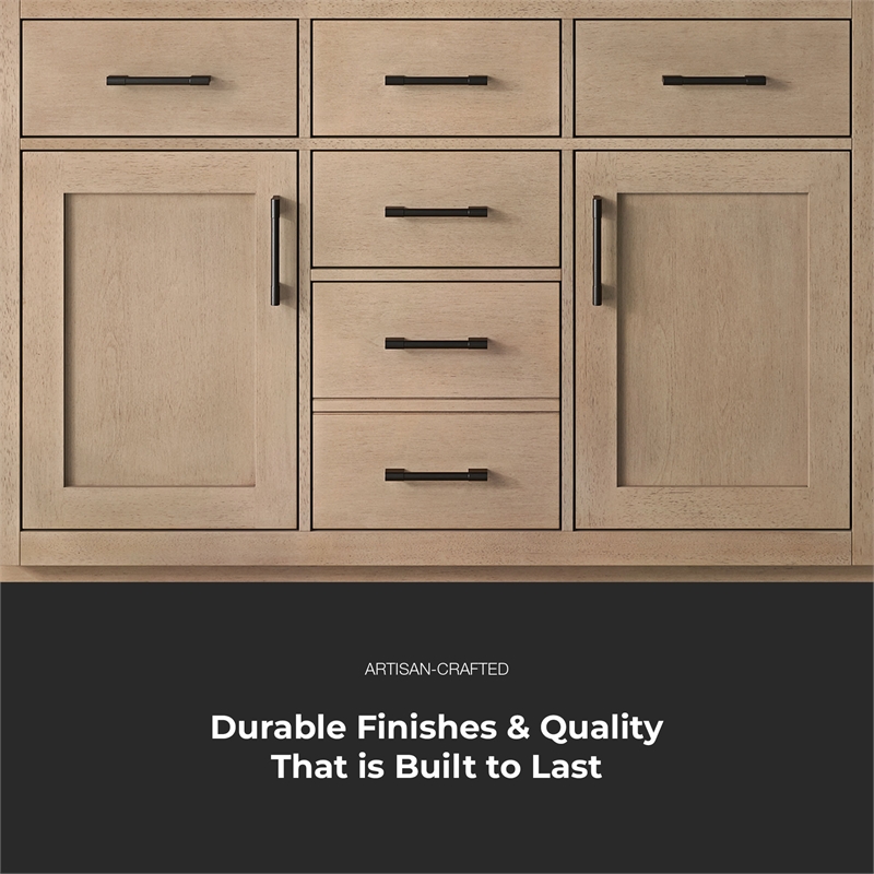OVE Bailey 48 in. Sahara Birch Bathroom Vanity White Engineered Stone Top