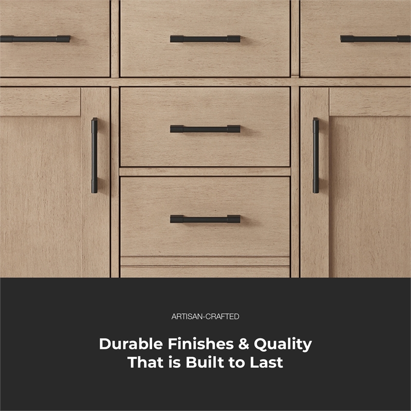 OVE Bailey 72 in. Sahara Birch Bathroom Vanity White Engineered Stone Top
