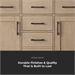 OVE Bailey 72 in. Sahara Birch Bathroom Vanity White Engineered Stone Top