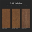 OVE Gabi 72 in. Double Sink Freestanding Warm Walnut Bathroom Vanity