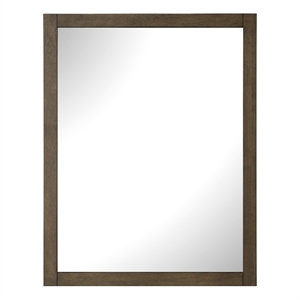 Tahoe 28&quot x 36&quot Framed Wall Mirror in Almond Latte