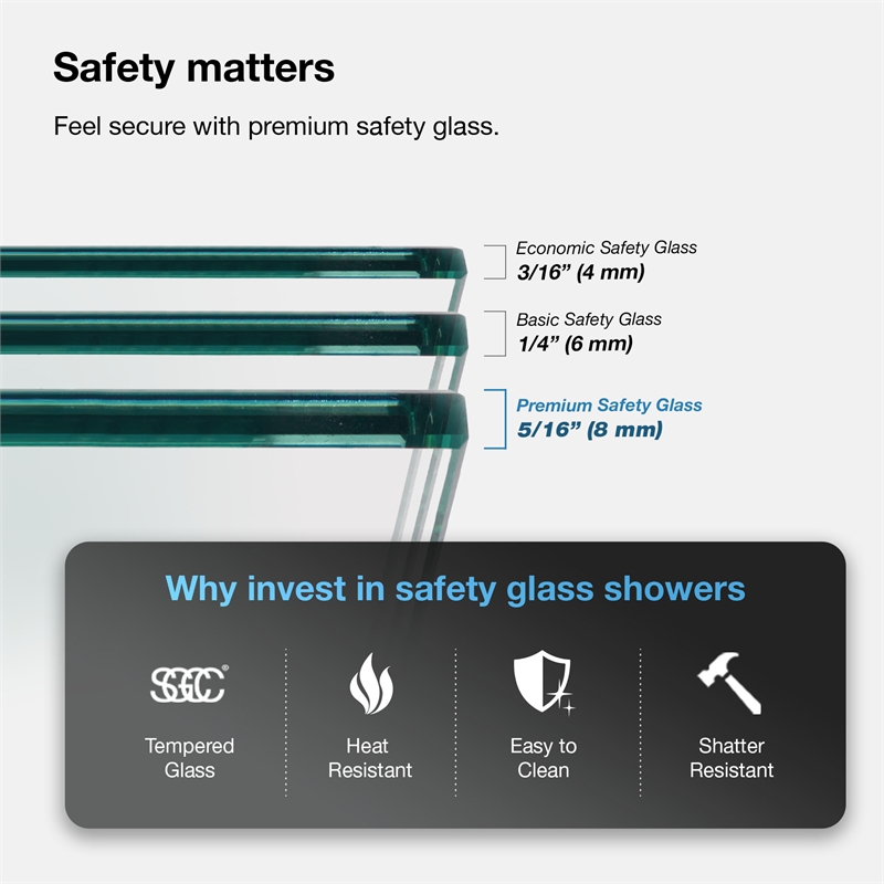 Pasadena 48 x 36 x 74-3/4 Alcove Shower Kit with Base and Door in Black