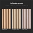 Amara 36 in. Sahara Birch Vanity with White Top and Matte Black Hardware