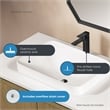 Heidi 48 in. Cortado Bathroom Vanity with White Quartz Top