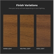 OVE Xander 60 in. Warm Walnut Bathroom Vanity with White Engineered Stone Top