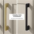 Athea 36 in. Greige Vanity with Top and Brushed Gold Hardware