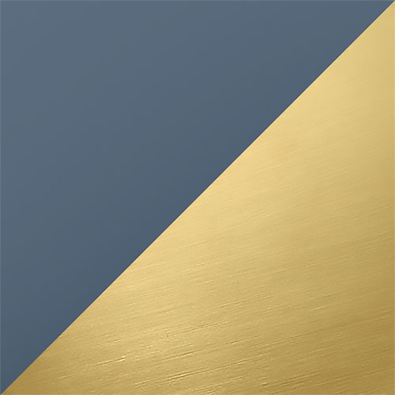 OVE Ayago 59 in. Freestanding Chambray Bathtub Kit Gold Hardware