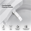 OVE Bradley ADA Dual-Flush Hands-Free Smart Bidet Toilet with White Trim