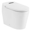 OVE Bradley ADA Dual-Flush Hands-Free Smart Bidet Toilet with White Trim