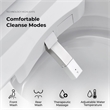 OVE Bradley ADA Dual-Flush Hands-Free Smart Bidet Toilet with Black Trim
