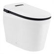 OVE Bradley ADA Dual-Flush Hands-Free Smart Bidet Toilet with Black Trim