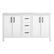 OVE Solas 60 in. Bathroom Vanity in Pure White with White Countertop
