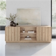 OVE Albert 61 in. Modern Media Console in Light Oak