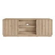 OVE Albert 61 in. Modern Media Console in Light Oak