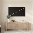 OVE Sarah 59 in. Media Console in Light Oak with Wood Hardware