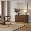 OVE Alana 29 in. Set of 2 Accent Cabinets in Warm Walnut