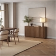 OVE Albert 31 in. Set of 2 Accent Cabinets - Warm Walnut