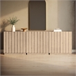 OVE Albert 31 in. Set of 3 Accent Cabinets in Light Oak