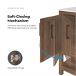 OVE Vegas 30 in. Single Sink Vanity in Spiced Walnut Matte Black