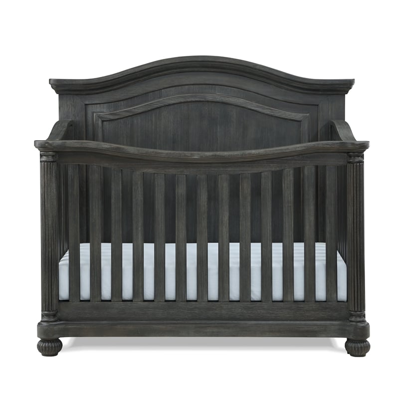 Charleston 4-in-1 Convertible Wood Crib in Brown