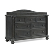 Heritage Baby Products Charleston Traditional Wood Changing Topper in Brown
