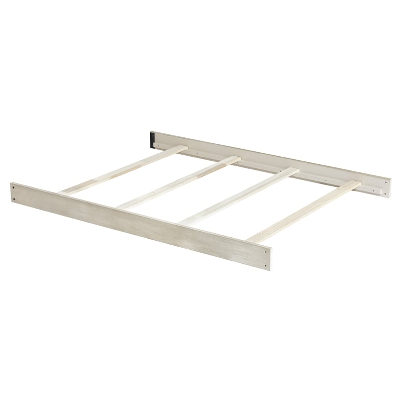 Heritage Baby Products Charleston Wood Full Bed Conversion Kit in White