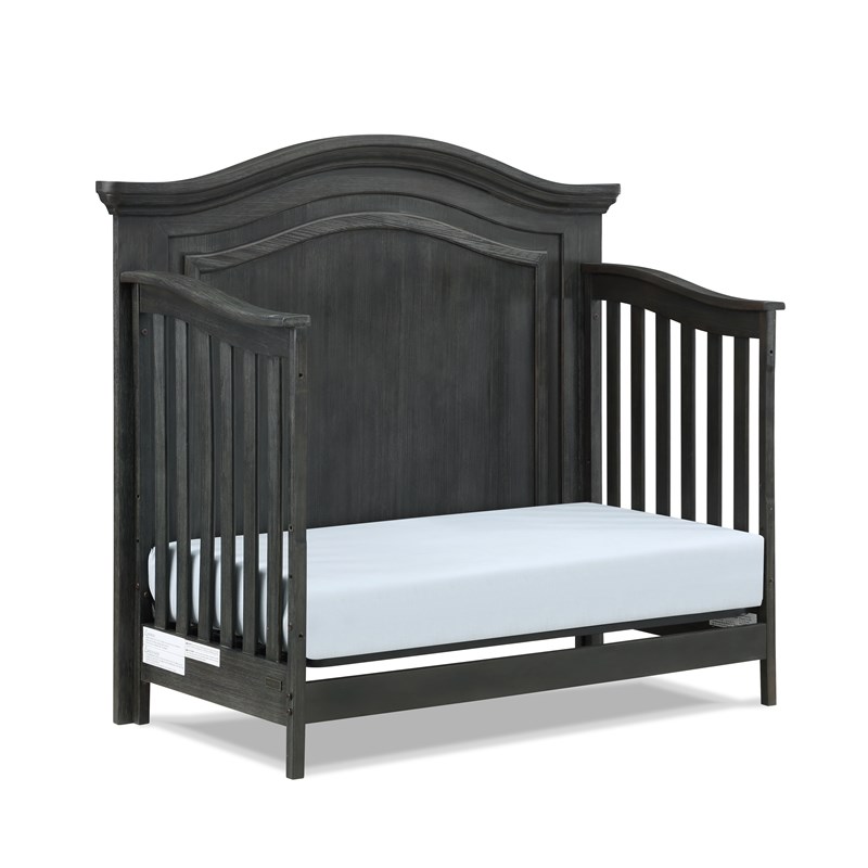 Heritage Baby Products Charleston Wood Toddler Guard Rail in Weathered Brown