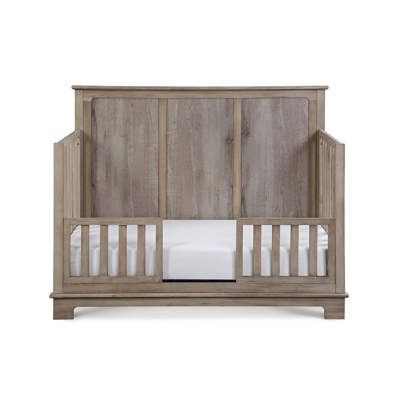 Suite Bebe Grayson Traditional Wood 4-in-1 Convertible Crib in Natural