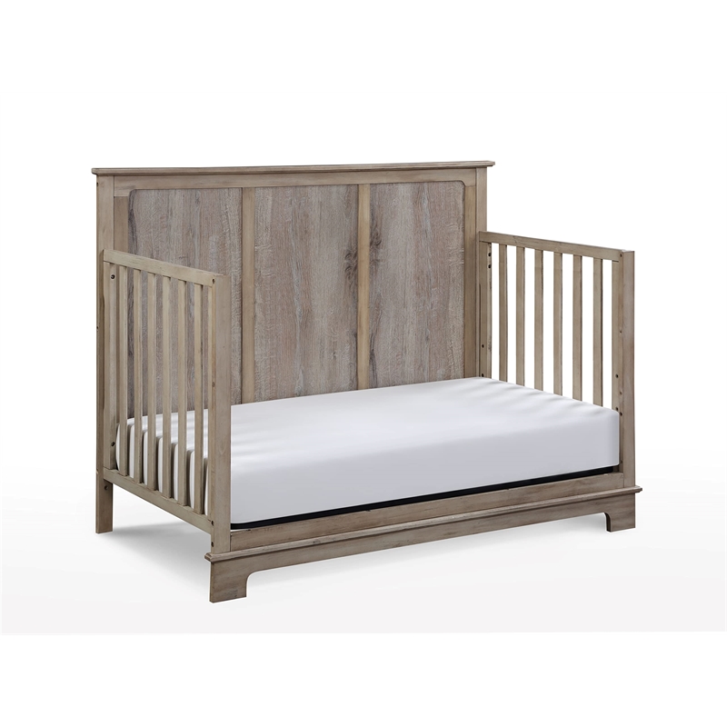 Suite Bebe Grayson Traditional Wood 4-in-1 Convertible Crib in Natural