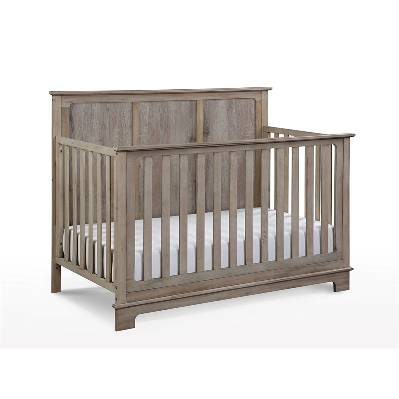 Suite Bebe Grayson Traditional Wood 4-in-1 Convertible Crib in Natural