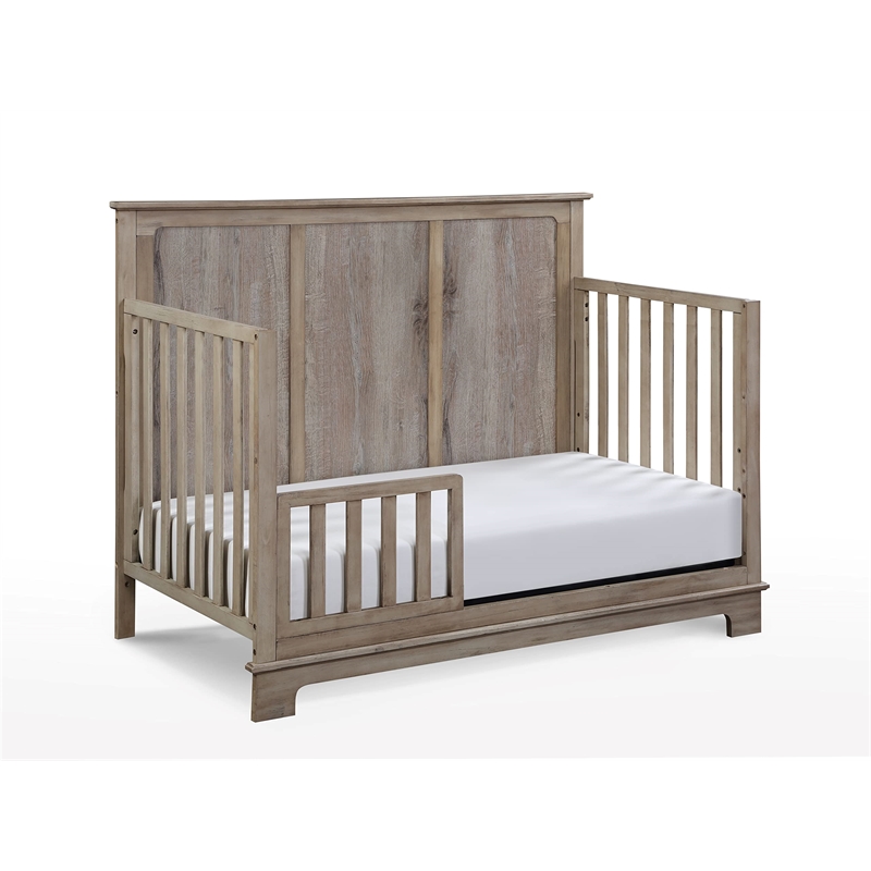 Suite Bebe Grayson Traditional Wood 4-in-1 Convertible Crib in Natural